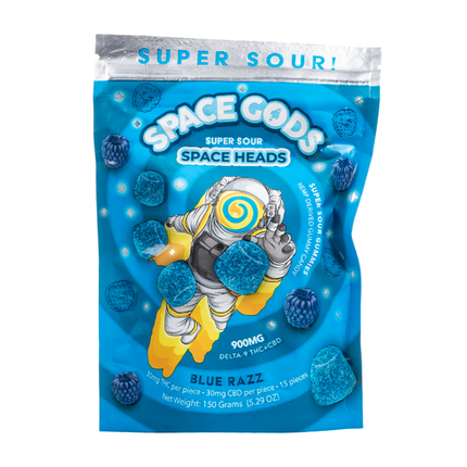 SH 900MG GUMMIES BLUE RAZZ 5PK