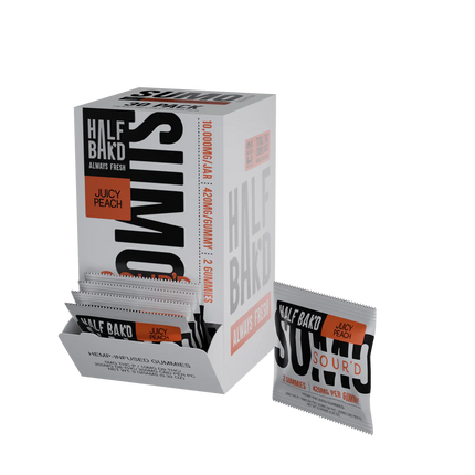 HALF BAK SOURD JUICY PEACH 30PK