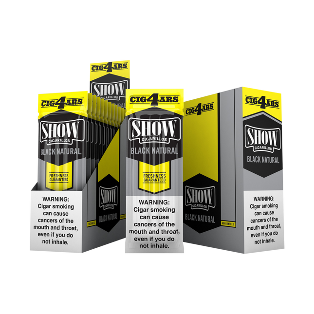 SHOW 4CIGARS BLACK NATURAL 15PK