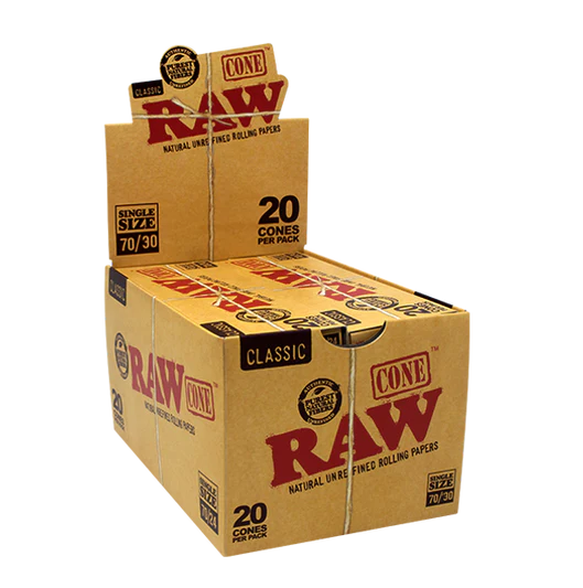 RAW CONE SINLE SIZE 70/30-20CT