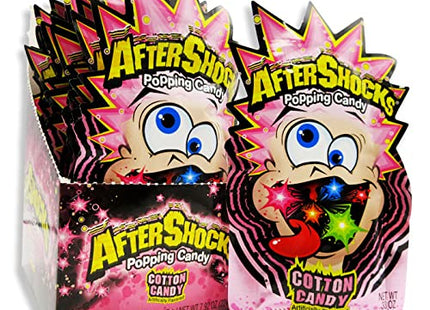 AFTERSHOCKS POPPING CANDY COTTON CANDY 24PACK
