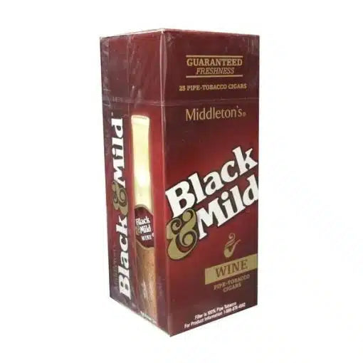BLACK & MILD WINE 25PK