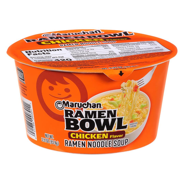 MARUCHAN RAMEN BOWL 3.31oZ CHICKEN FLAVOR 6COUNT