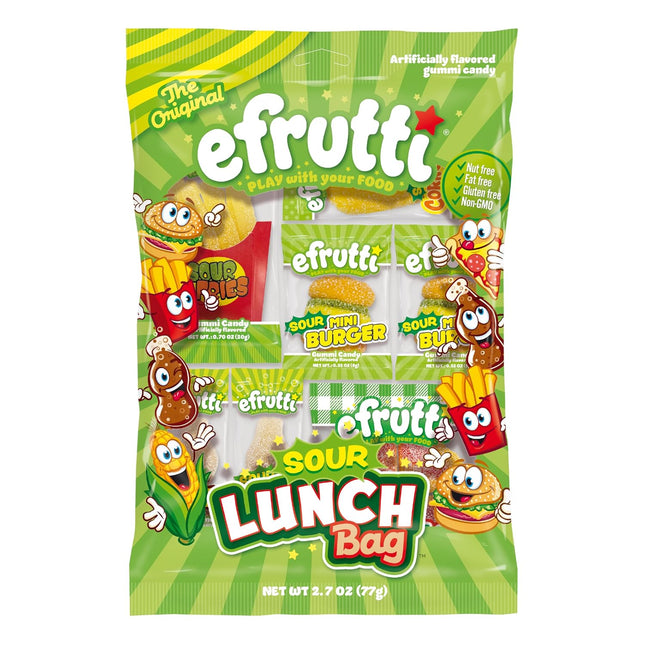 EFRUTTI 2.7oZ SOUR LUNCH BAG GUMMY 1COUNT