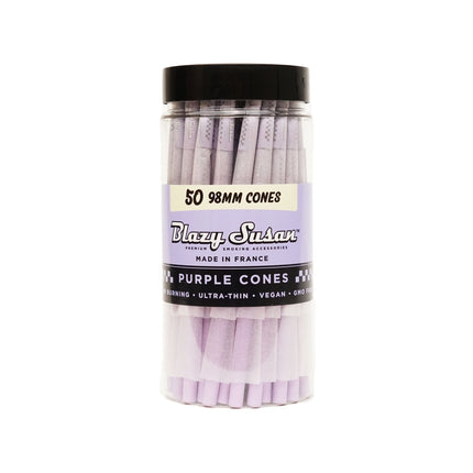 BLAZY SUSN PURPL 98MM CONE 50PK