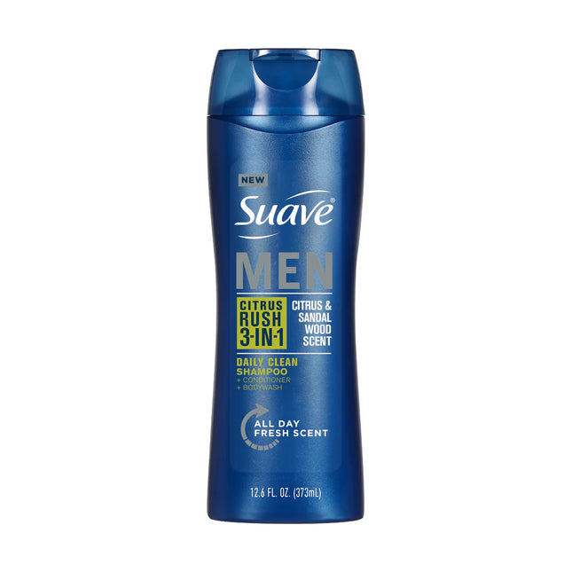 SUAVE MEN 3 IN 1 CITRUS RUSH 12.6 OZ
