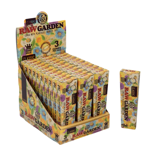 RAW GARDEN KING SIZE CONE 30PK