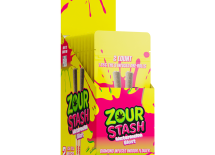 ZOUR  1.5G THC-A INFUSED PRE-ROLL - PRE-PRICES 7.99$ 10PKS - 2CT