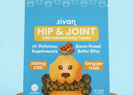 SIVAN HIP & JOINT 10MG CBD INFUZD DOG TREATS 30COUNT