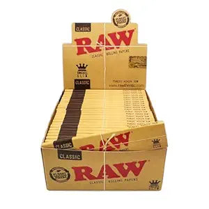 RAW CLASSIC KING SIZE SLIM PAPER 50PK