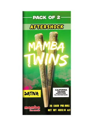 MAMBA TWINS 2GRAM PRE-ROLL AFTER SHOCK 10PACKS