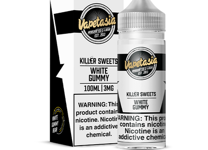 VAPETASIA-100ML/3G-WHITE GUMMY
