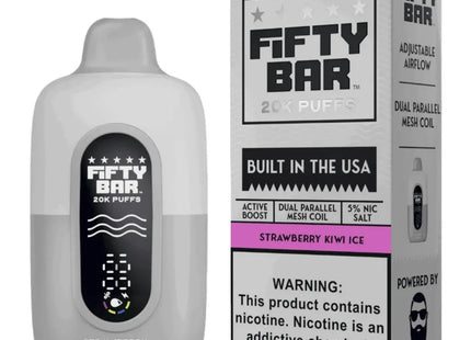 FIFTY BAR V2 NIXODINE + CBD 20K PUFFS DISPOSABLE 5PACK