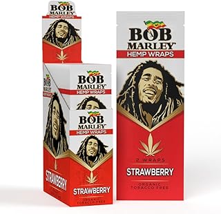 BOB MARLEY WRAPS-STRAWBER-25CT