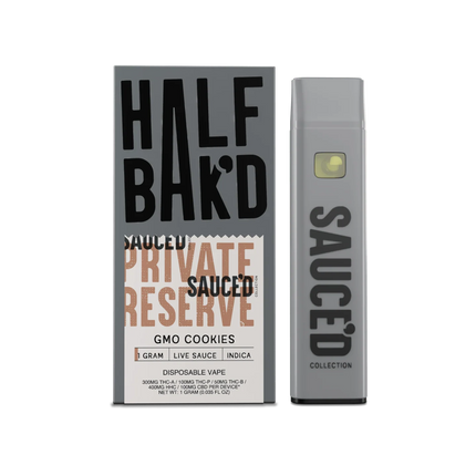 HALF BAKD 1G DISPOSABLE GMO COOKIES