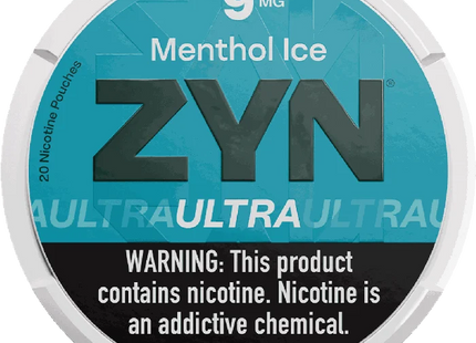 ZYN ULTRA 9MG NICOTINE POUCHES  5PACK