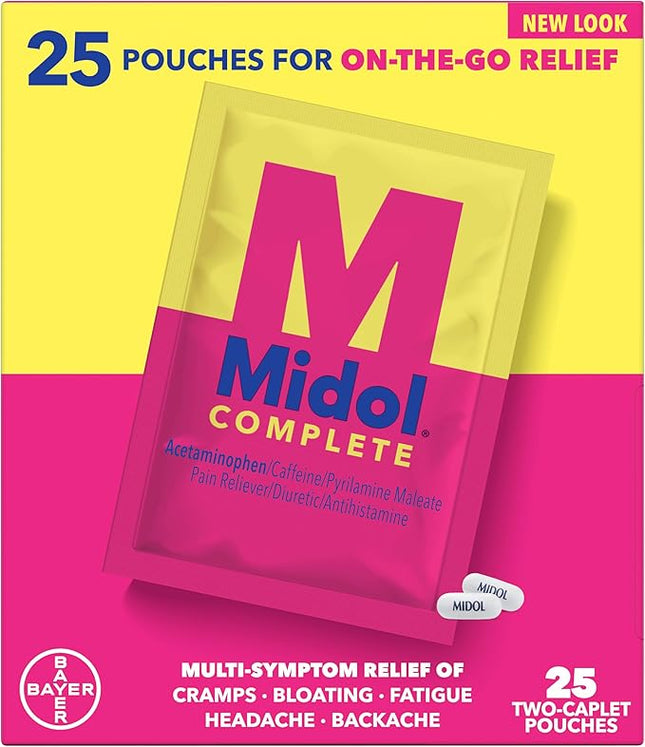 MIDOL COMPLETE 25 CT - 2 PK