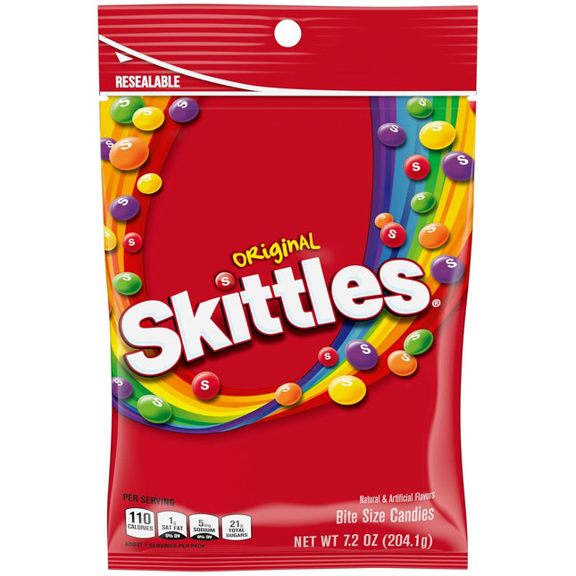 SKITTLES 7.20oZ PACK CANDY ORIGINAL 1COUNT