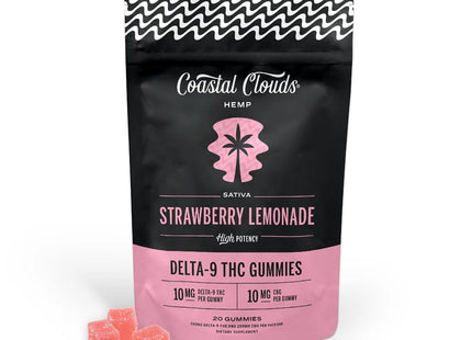 COASTAL CLOUDS D9 10MG 20PK GUMMIES 5PACK
