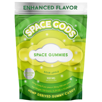 SG 900MG GUMMIES SOUR APPLE 5PK