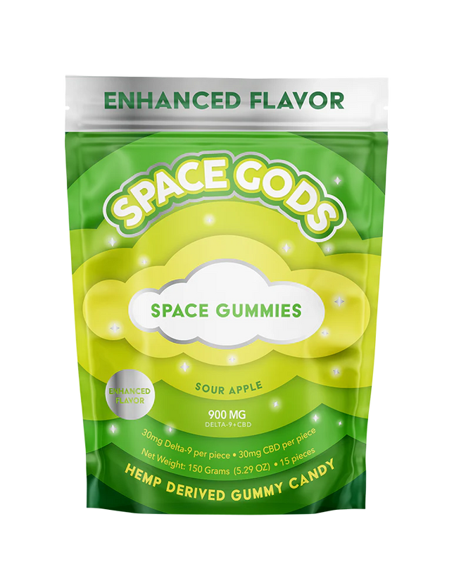 SG 900MG GUMMIES SOUR APPLE 5PK