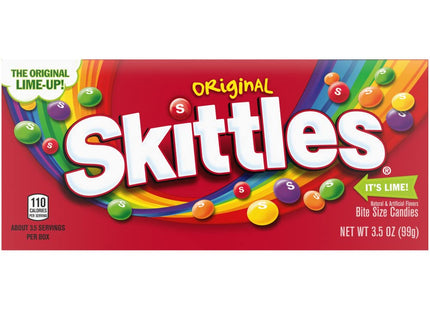SKITTLES 3.5oZ THEATER BOX ORIGINAL 12COUNT