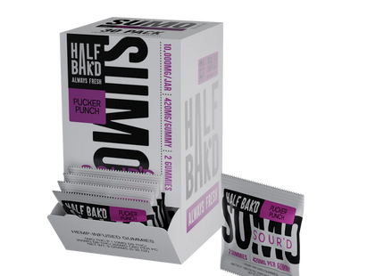 HALF BAK'D SUMO SOURD 2PK GUMMIES  30PACKS