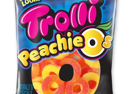 TROLLI 4.25oZ GUMMI CANDY SWEET PEACHIE O'S 1COUNT