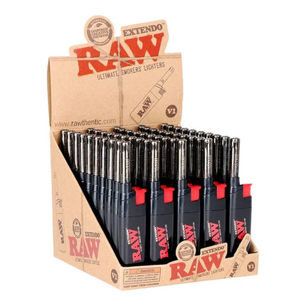 RAW BLACK ENTENDO LIGHTER 50PK