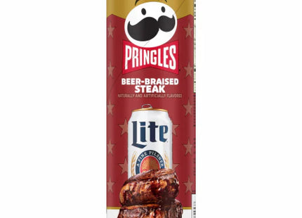PRINGLES 5.5oz CHIPS BEER BRAISED STEAK 1COUNT