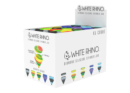 WHITE RHINO DIAMOND SILICONE SPINNER JAR ORIGINAL - 45CT