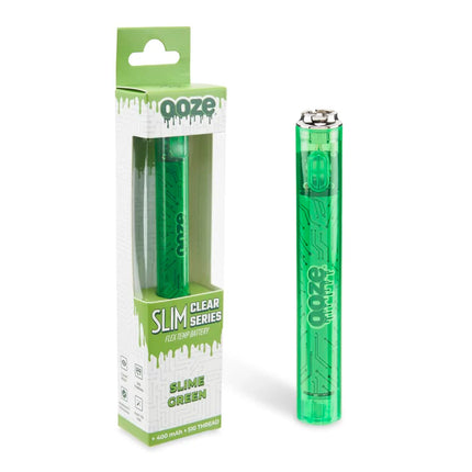 OOZE SLIM CLEAR SERIES 400MAH SLIME GREEN 1COUNT