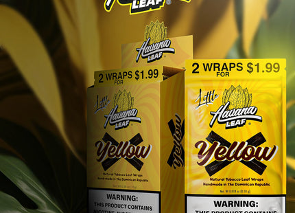 HAVANA LEAF 2PK - 2 WRAPS FOR $1.99 - 71% EXCISE TAX PAID