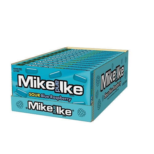 MIKE & IKE 4.25oZ CANDY SOUR BLUE RASPBERRY 12COUNT