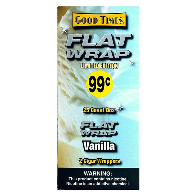 GT-FLAT WRAP VANILLA - 25CT