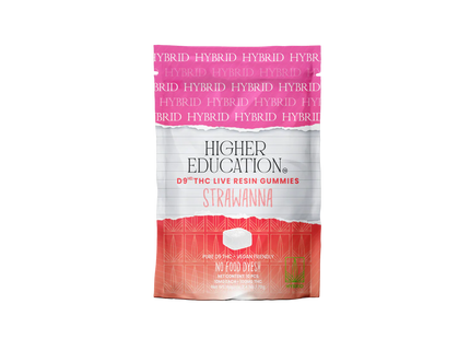 HIGHER EDUCATION D9 LIVE RESIN 100MG GUMMIES  10PACK