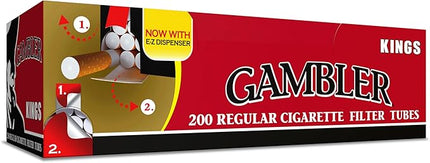 GAMBLER PP REG KING TUBES 200CT