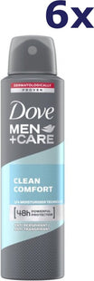 DOVE MEN DEO CLEAN COMFORT 6PK