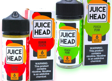 JUICE HEAD FREEZE 6MG E-LIQUID PEACH PEAR 1COUNT