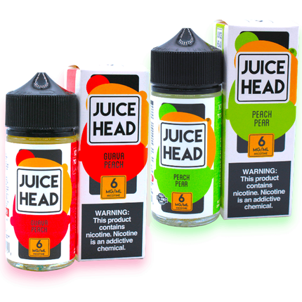 JUICE HEAD FREEZE 6MG E-LIQUID PEACH PEAR 1COUNT