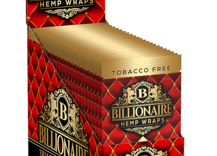 BILLIONAIRE 2PK HEMP WRAPS  25COUNT