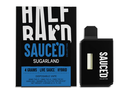 HALF BAK'D 4G LIVE SAUCE'D DISPOSABLE  5PACK