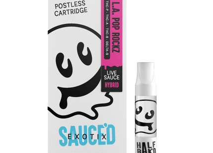 HALF BAK'D EXOTIC SAUC'D 2G CARTRIDGE 5PACK