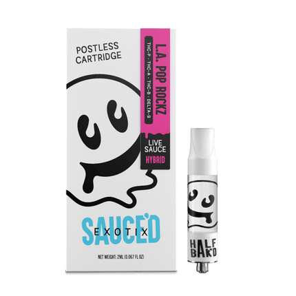 HALF BAK'D LA POP ROCKZ2G CART
