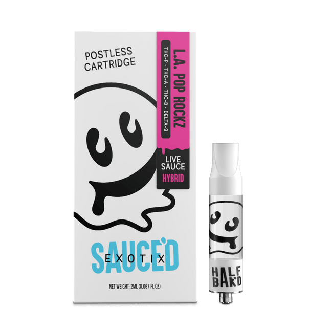 HALF BAK'D LA POP ROCKZ2G CART