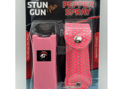 CHEETAH STONES PEPPER SPRAY & STUN GUN - PINK