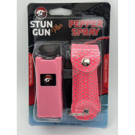 CHEETAH STONES PEPPER SPRAY & STUN GUN - PINK