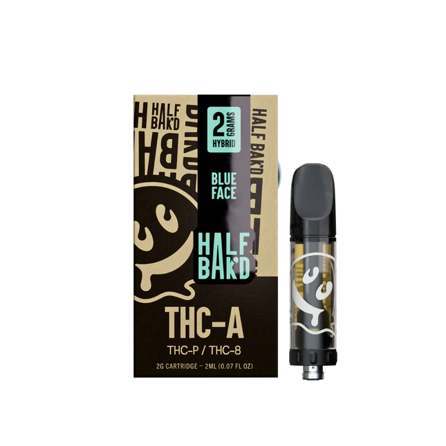 HALF BAK'D 2G CART BLUE FACE