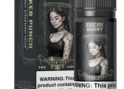 SUICIDE BUNNY 3MG E-LIQUID 120ML 1COUNT