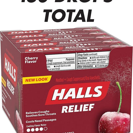 HALLS CHERRY - 20 CT